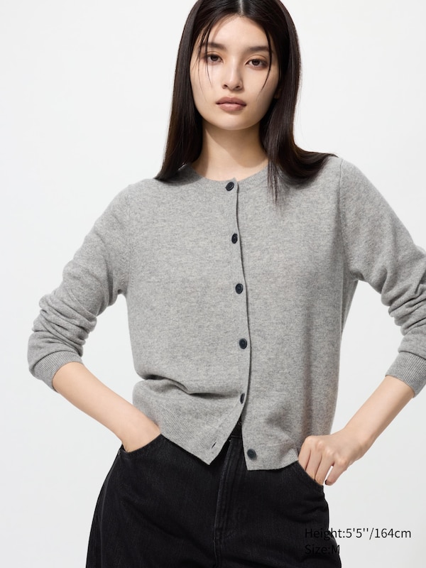 Cashmere Short Cardigan