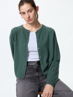 Cashmere Short Cardigan