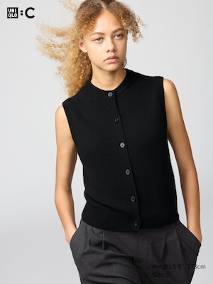 Cashmere Short Vest