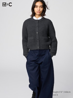Waffle Knit Cardigan