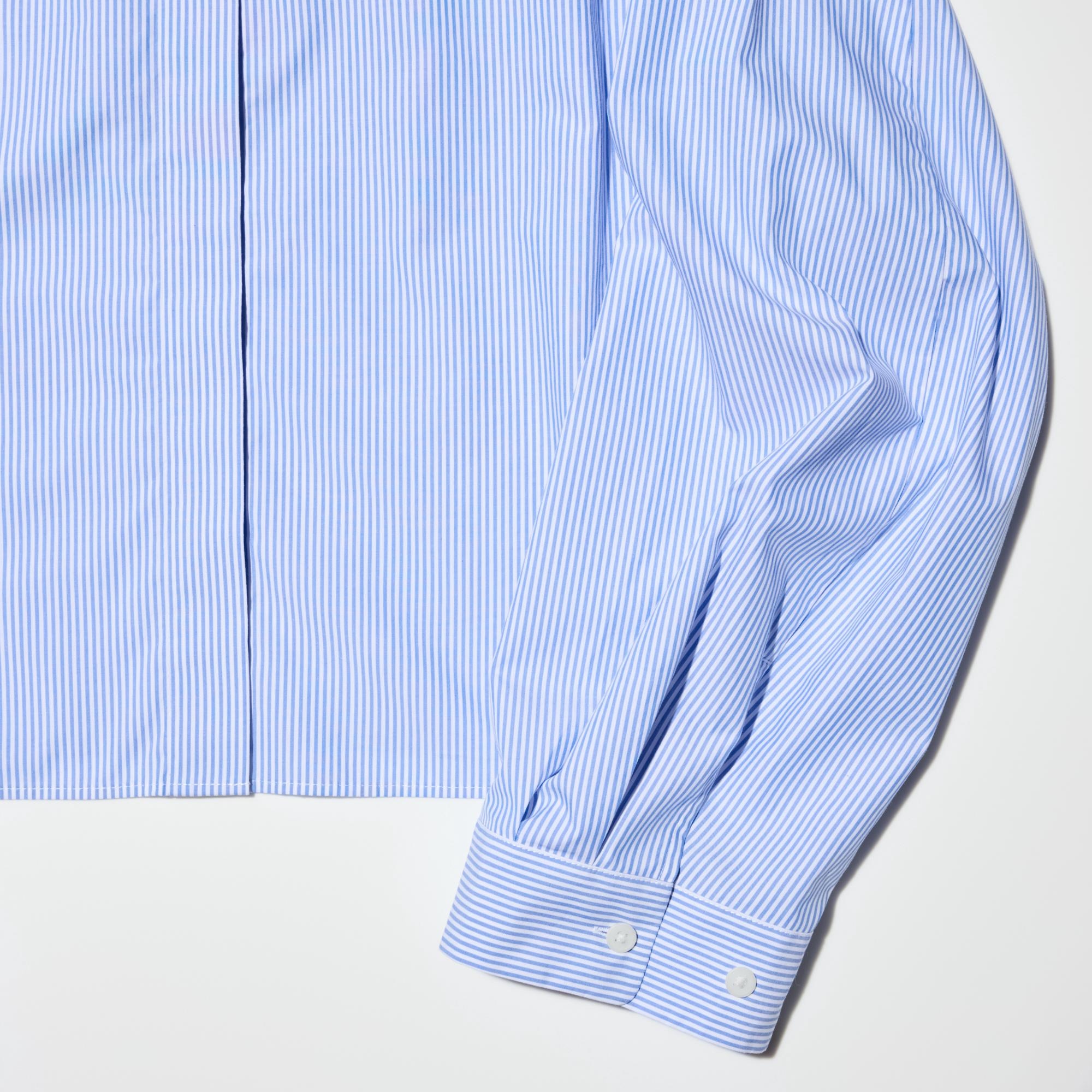 Voluminous sleeves add a style accent to any outfit.