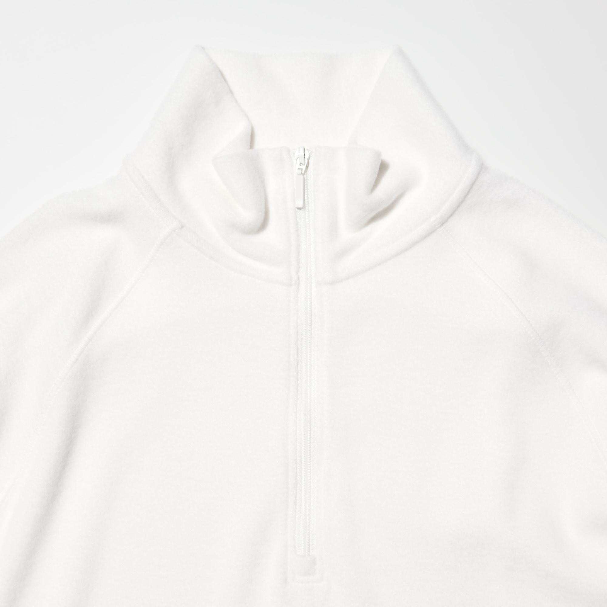 Half-zip design with a sleek silhouette.