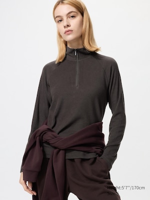 HEATTECH Stretch Fleece Half-Zip T-Shirt