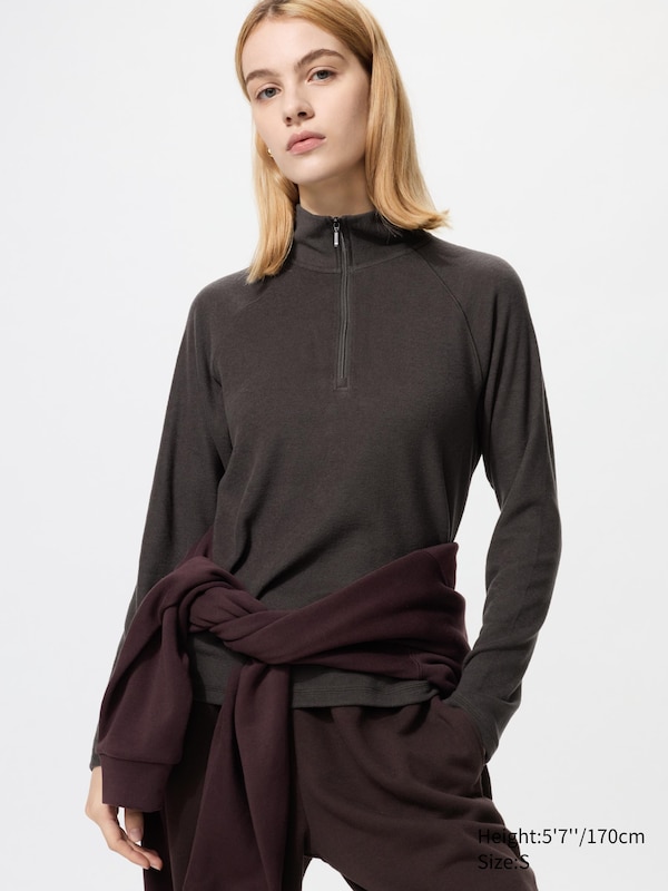 HEATTECH Stretch Fleece Half-Zip T-Shirt