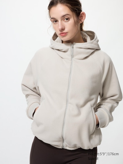 Stretch Windproof Fleece Full-Zip Hoodie