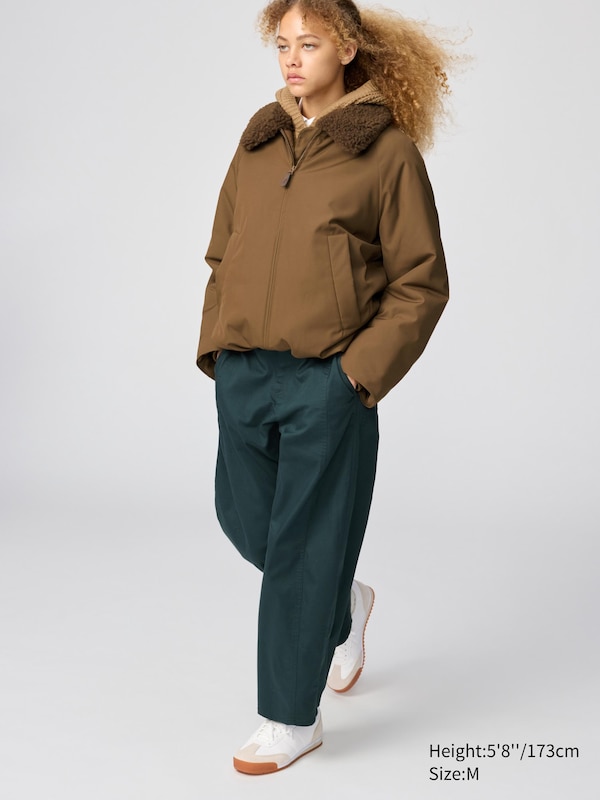 Cotton Barrel Ankle Pants
