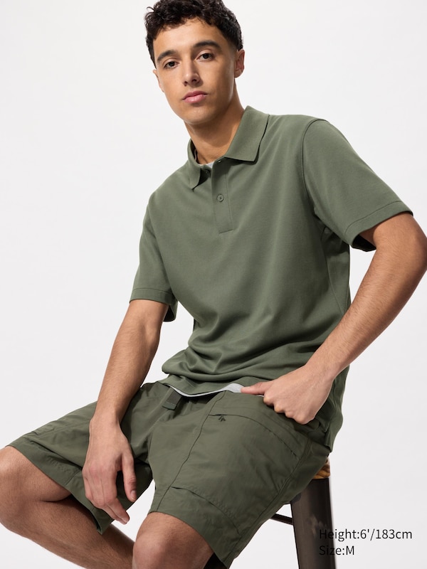 AIRism Cotton Pique Polo Shirt