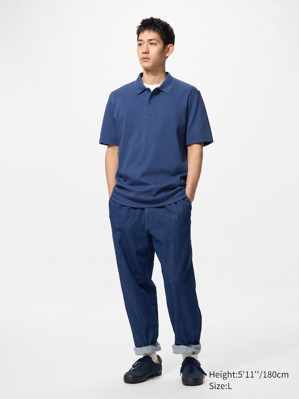 AIRism Cotton Pique Polo Shirt