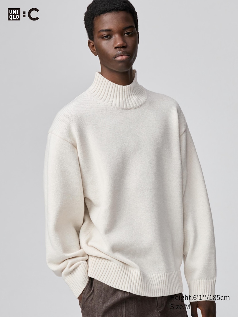 Low Gauge High Neck Sweater_01