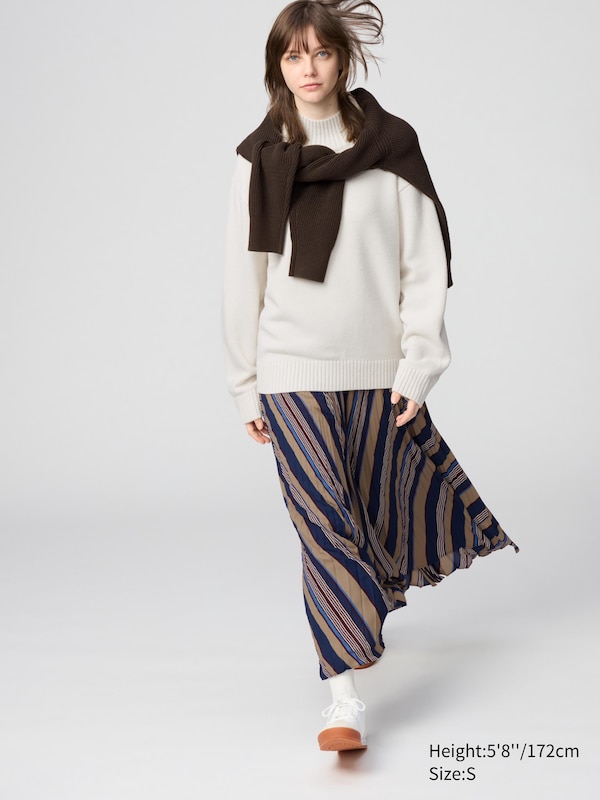 Low Gauge High Neck Sweater