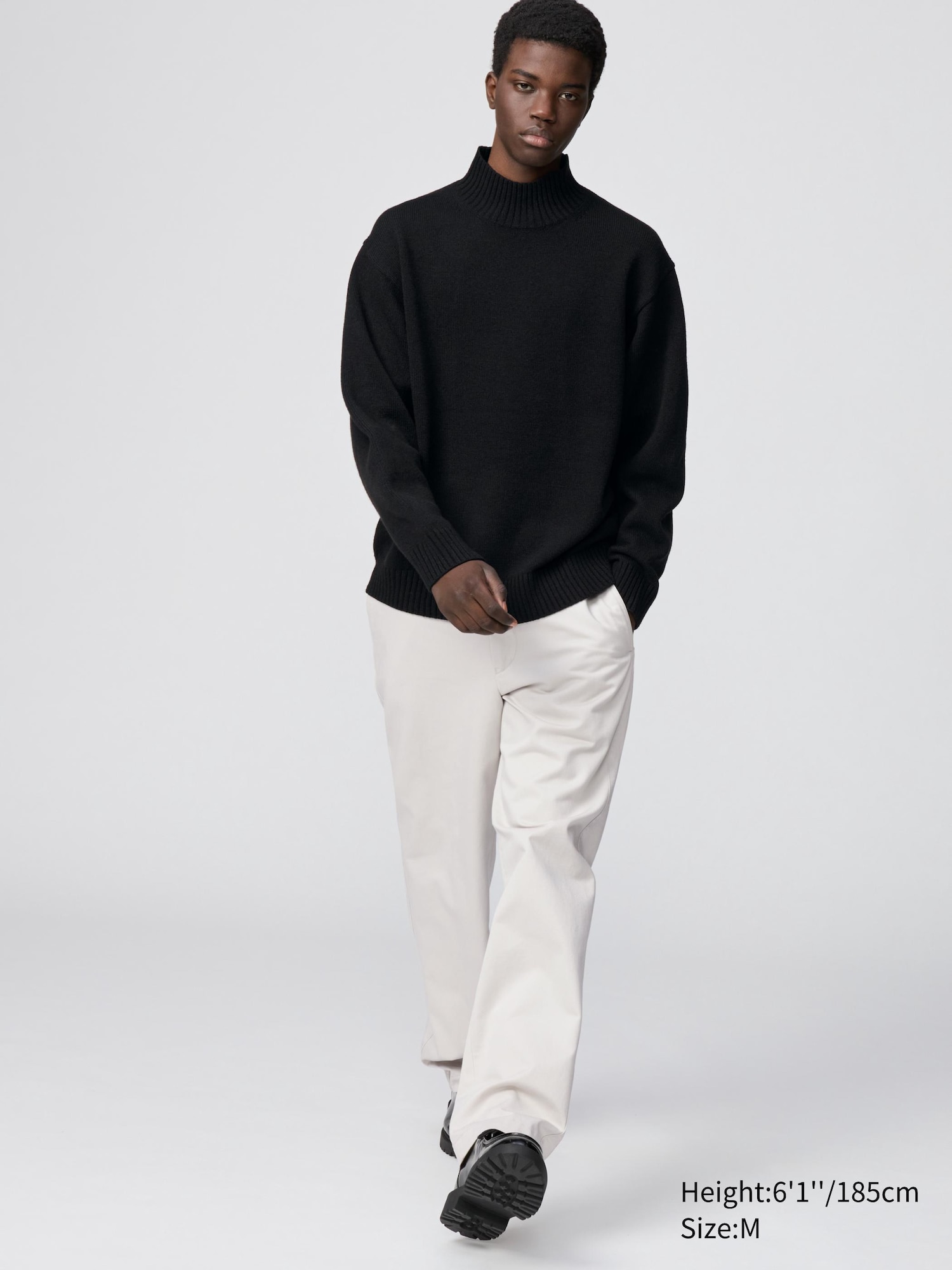 Low Gauge High Neck Sweater | UNIQLO US