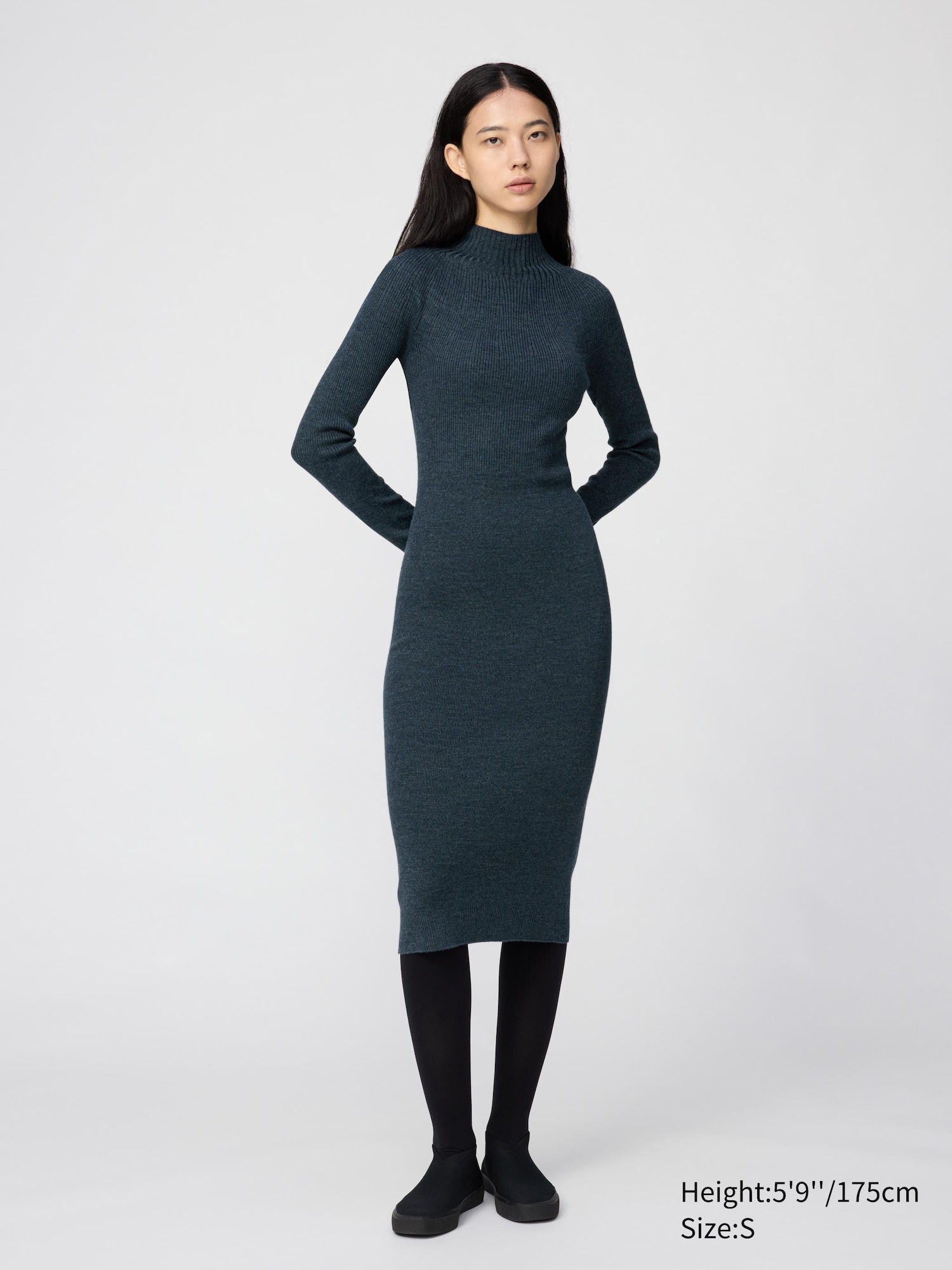 3D Knit Merino Blend Dress | UNIQLO US