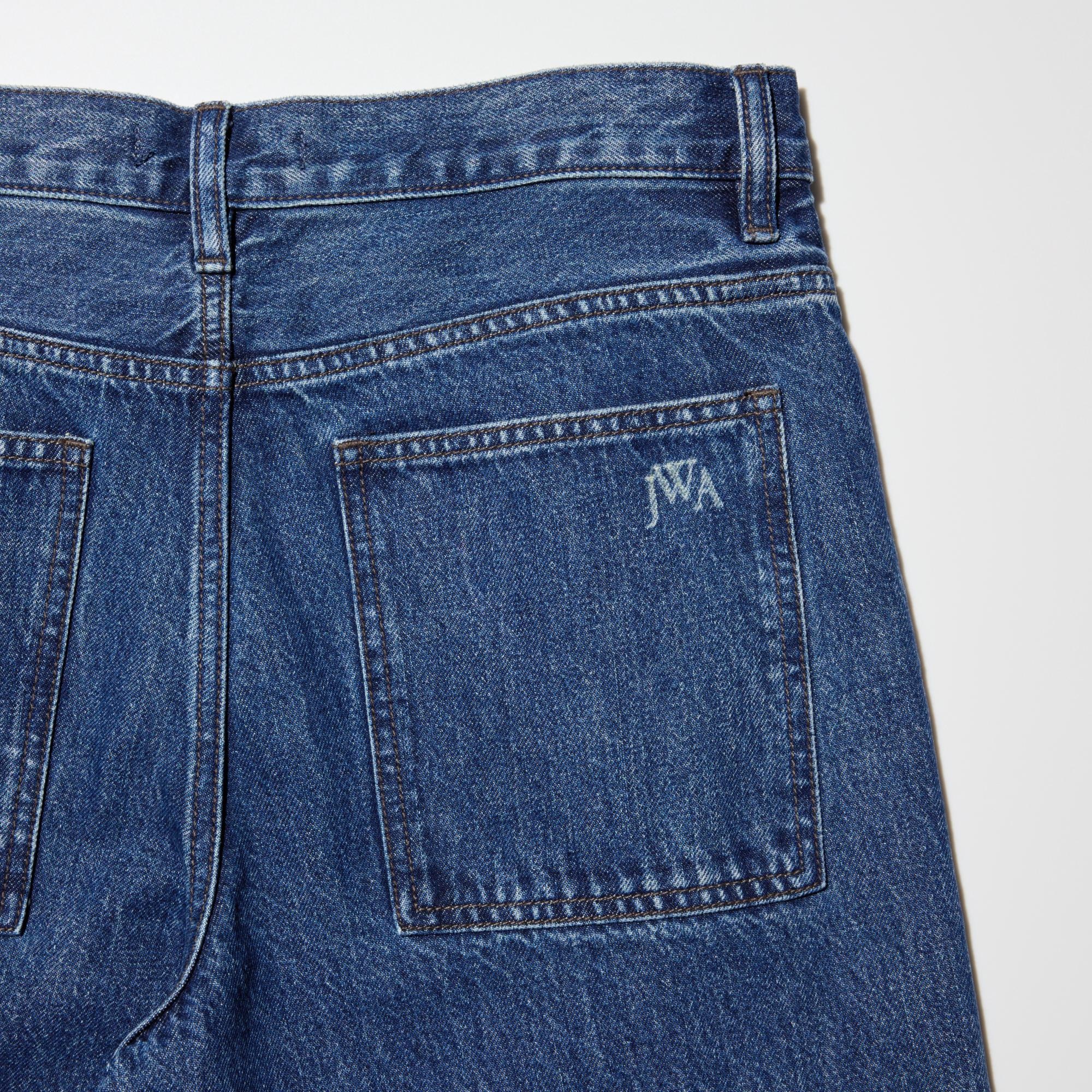 The denim pocket has a JW ANDERSON logo.
