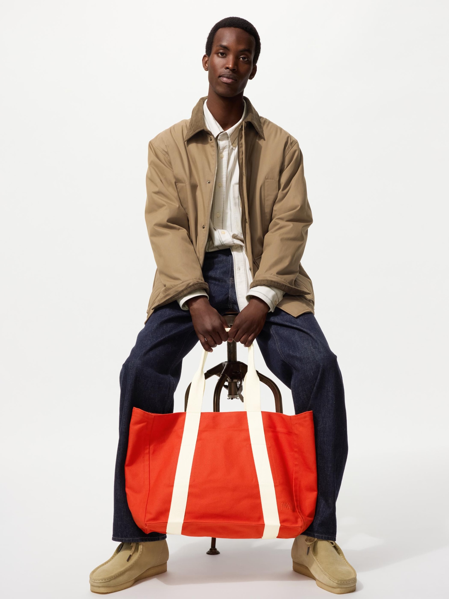 【美品】JW ANDERSON ジェイダブリューアンダーソン キャンバス J W ANDERSON(ジェイダブリュ アンダーソン) トートバッグ(レディース