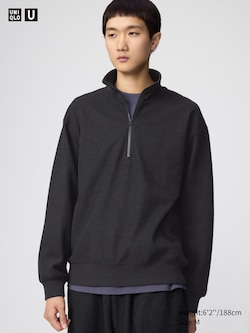 Brushed Half-Zip Sweatshirt
