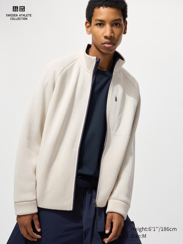 Knitted Fleece Full-Zip Jacket