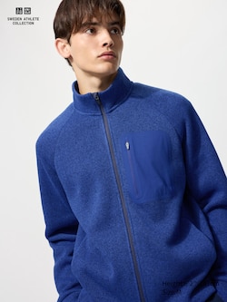 Knitted Fleece Full-Zip Jacket