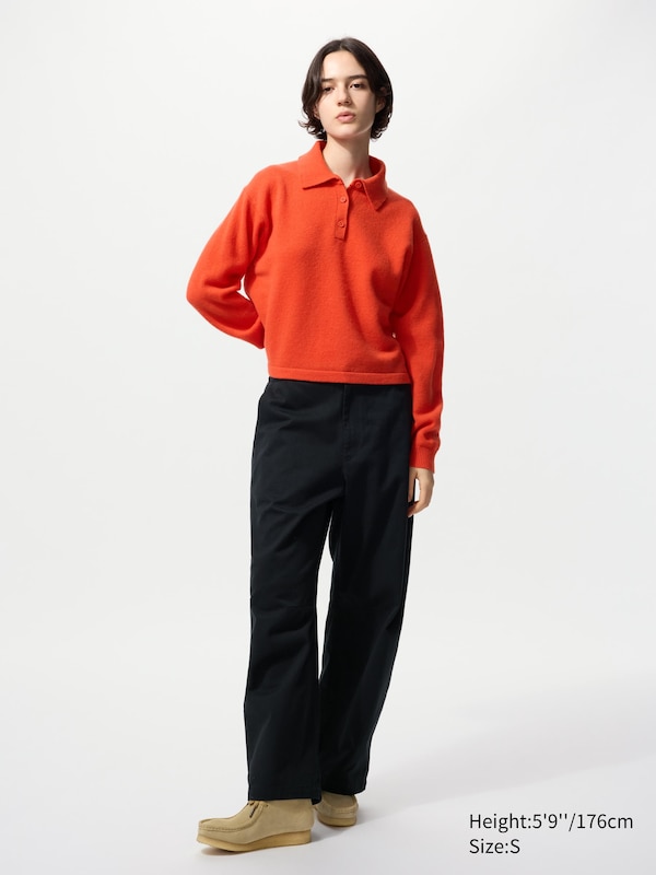Lambswool Polo Sweater