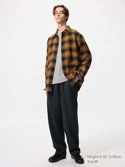 Knitted Fleece Easy Ankle Pants