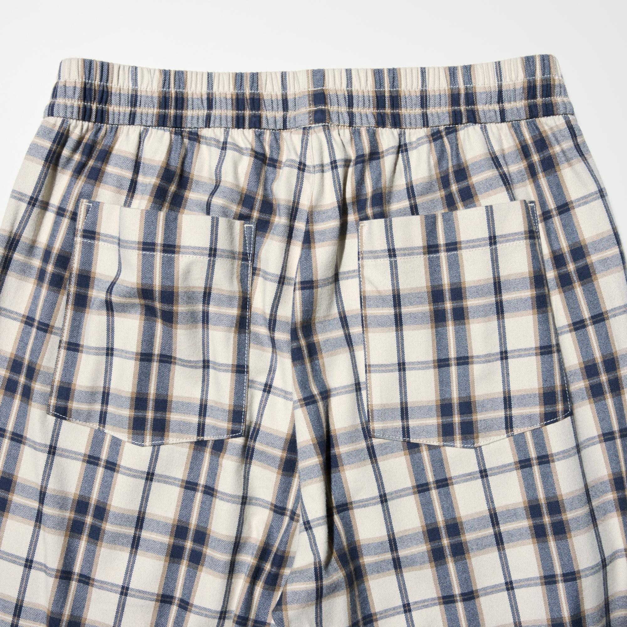 With practical back pockets.