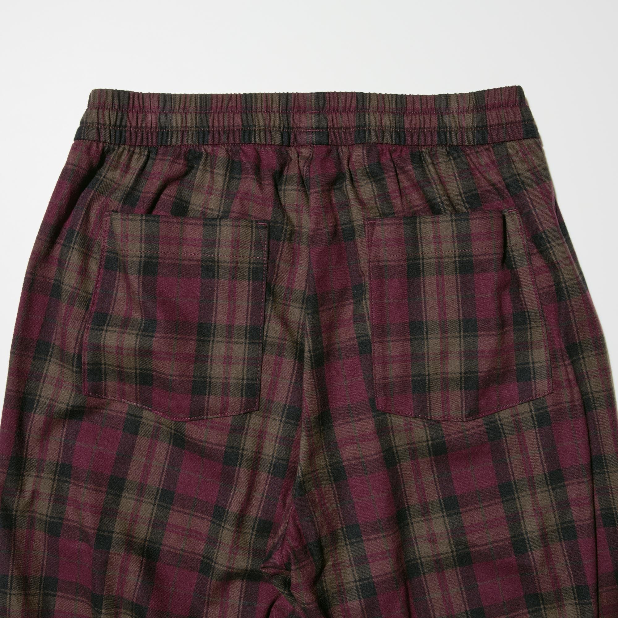 With practical back pockets.
