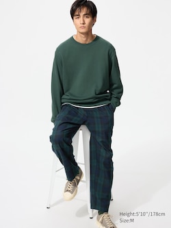 Flannel Easy Ankle Pants | Checked