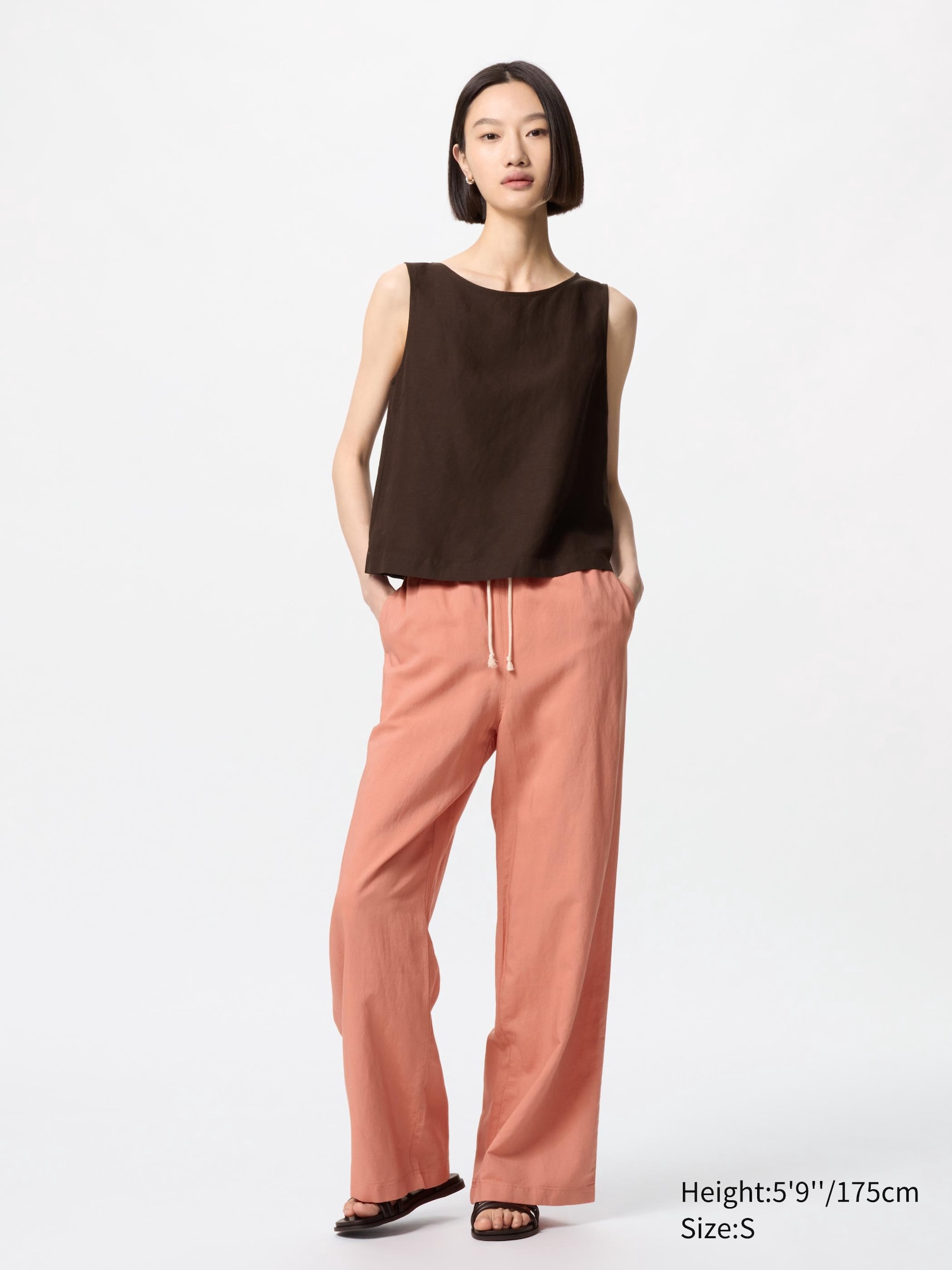 Linen Blend Sleeveless Blouse | UNIQLO US