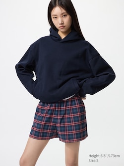 Flannel Checked Shorts