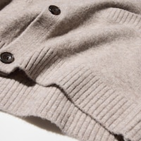 Souffle Yarn Stand Collar Cardigan