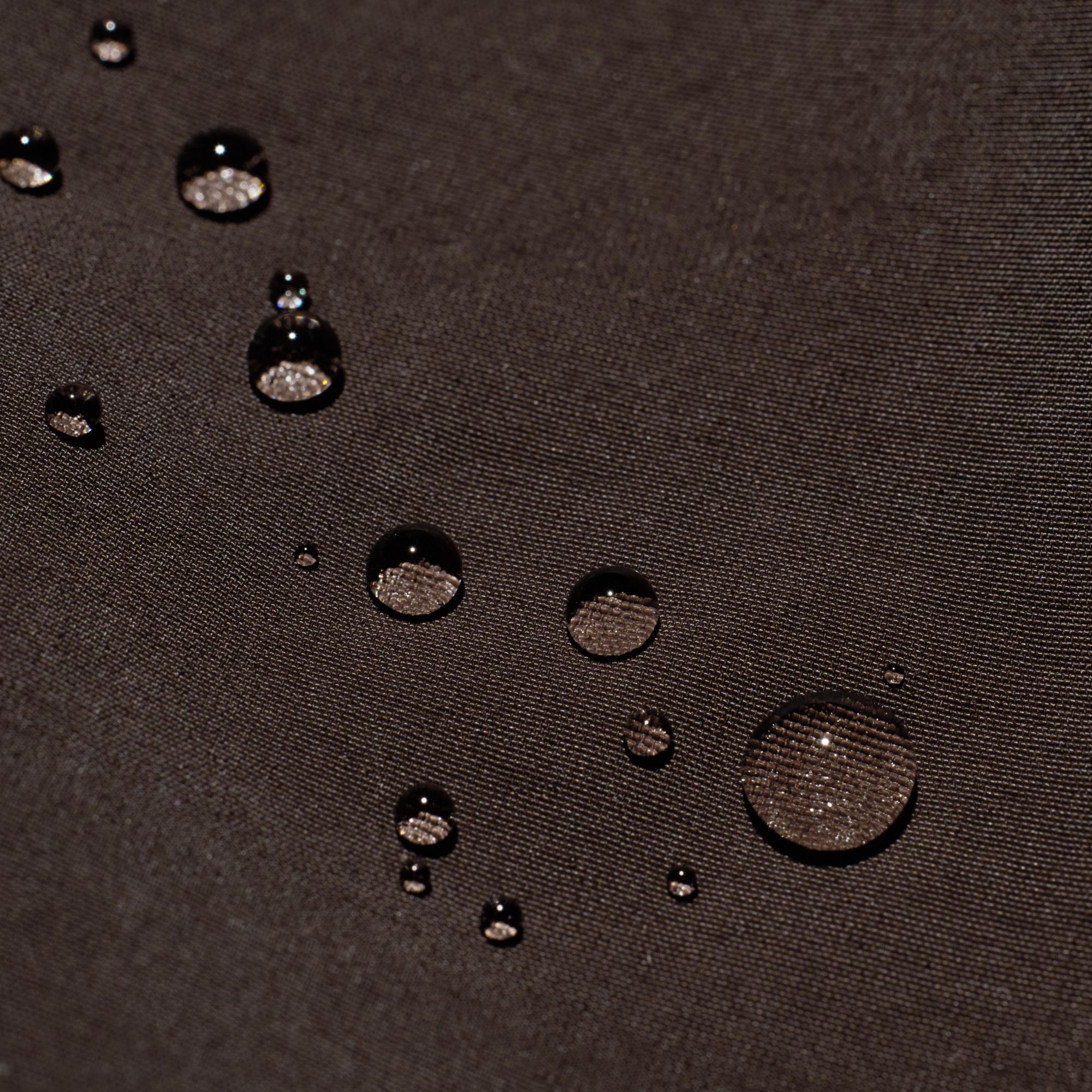 Water-repellent finish protects against light rain. *The fabric is coated with a water-repellent agent so the effect lasts longer. The finish is not permanent.