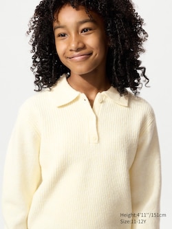 Souffle Yarn Polo Sweater