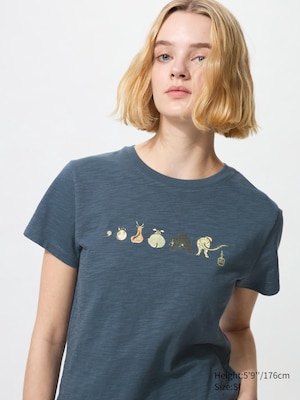 WAGARA (Animals) UT Graphic T-Shirt | Cropped