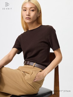 3D Knit Merino Sweater | Half Sleeve