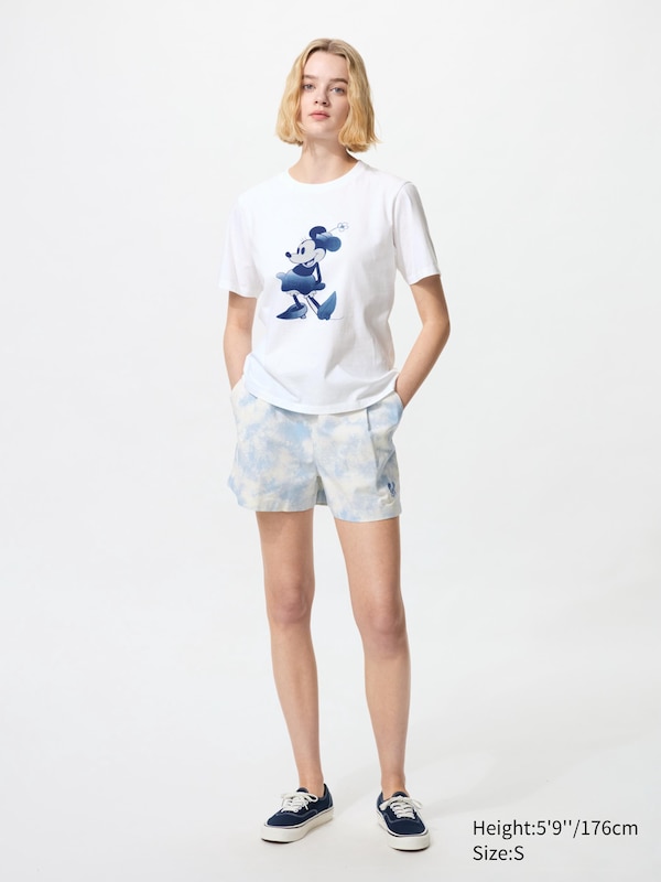 Disney in Blue Easy Shorts