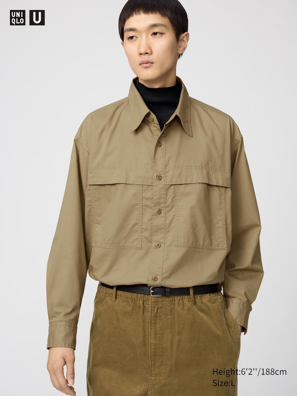 Utility Oversized Shirt | Long Sleeve