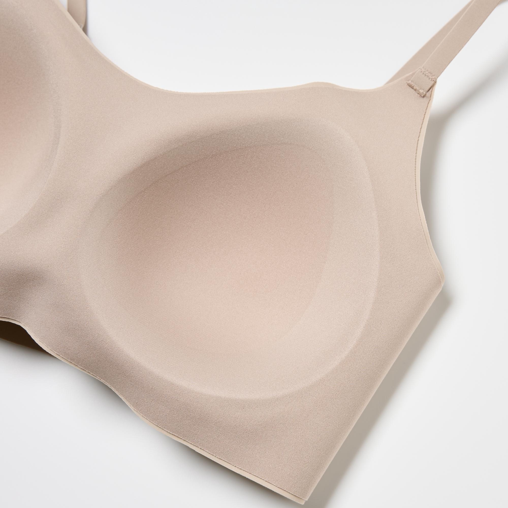 Resin parts under the cups and power mesh from the cups to the tips of the shoulders provide support.