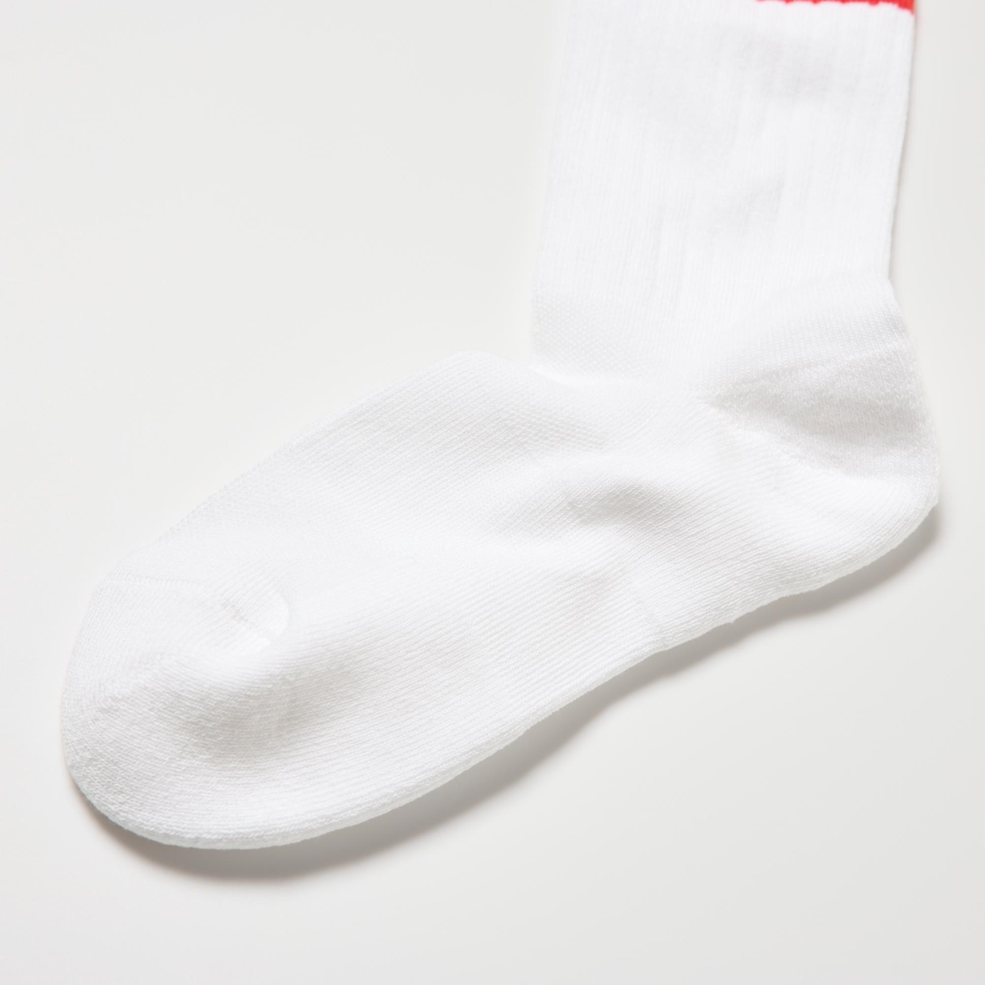 Cotton blend pile fabric on the sole pairs well with sneakers.