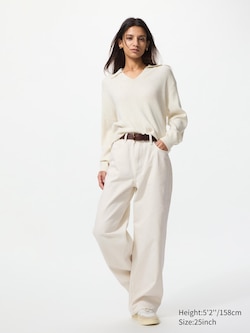 Wide Straight Jeans | Short