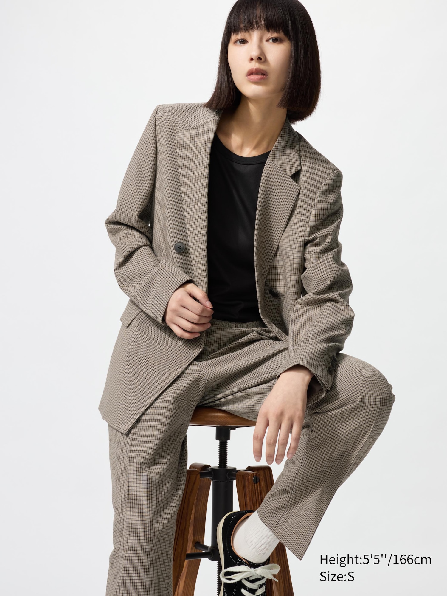 Smart Ankle Pants | Checked - thumbnail 5