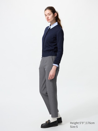 Smart Ankle Pants | Checked | Tall