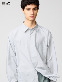 Broadcloth Oversized Shirt | Striped