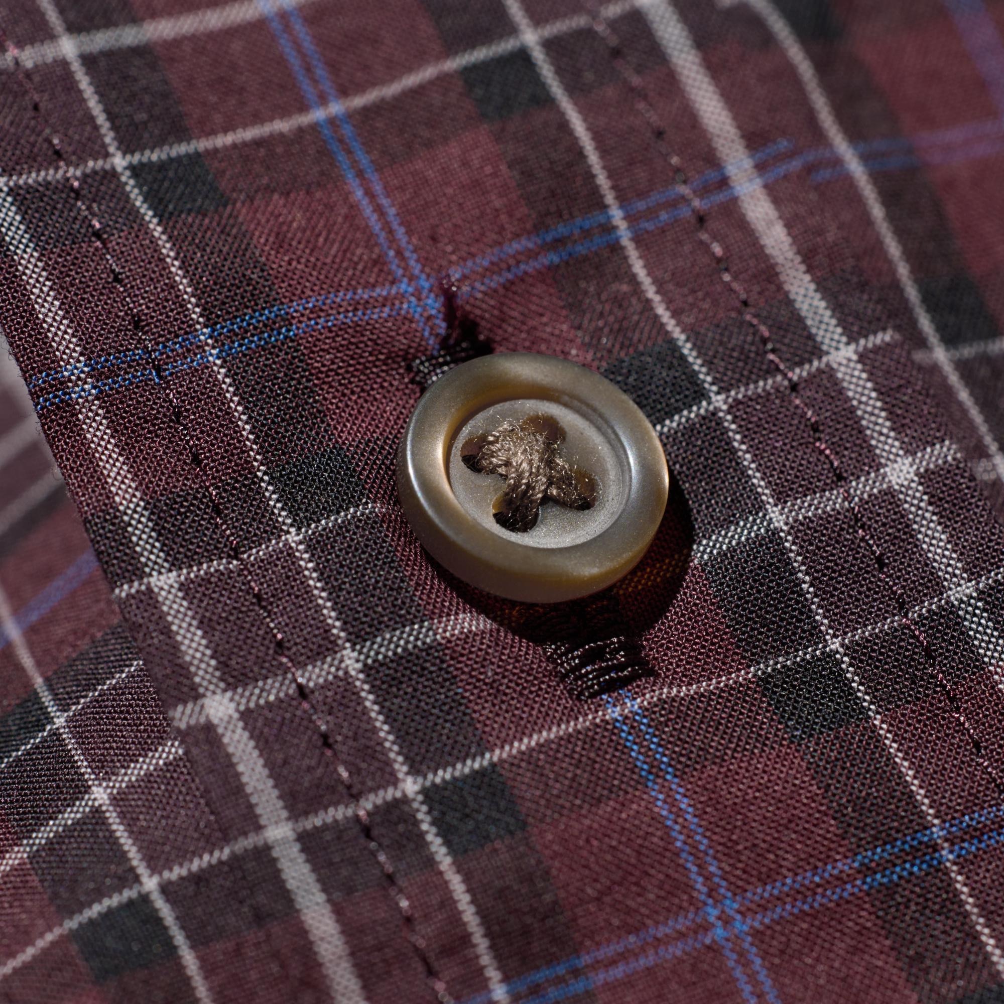 Buttons with rounded edges for easy fastening.