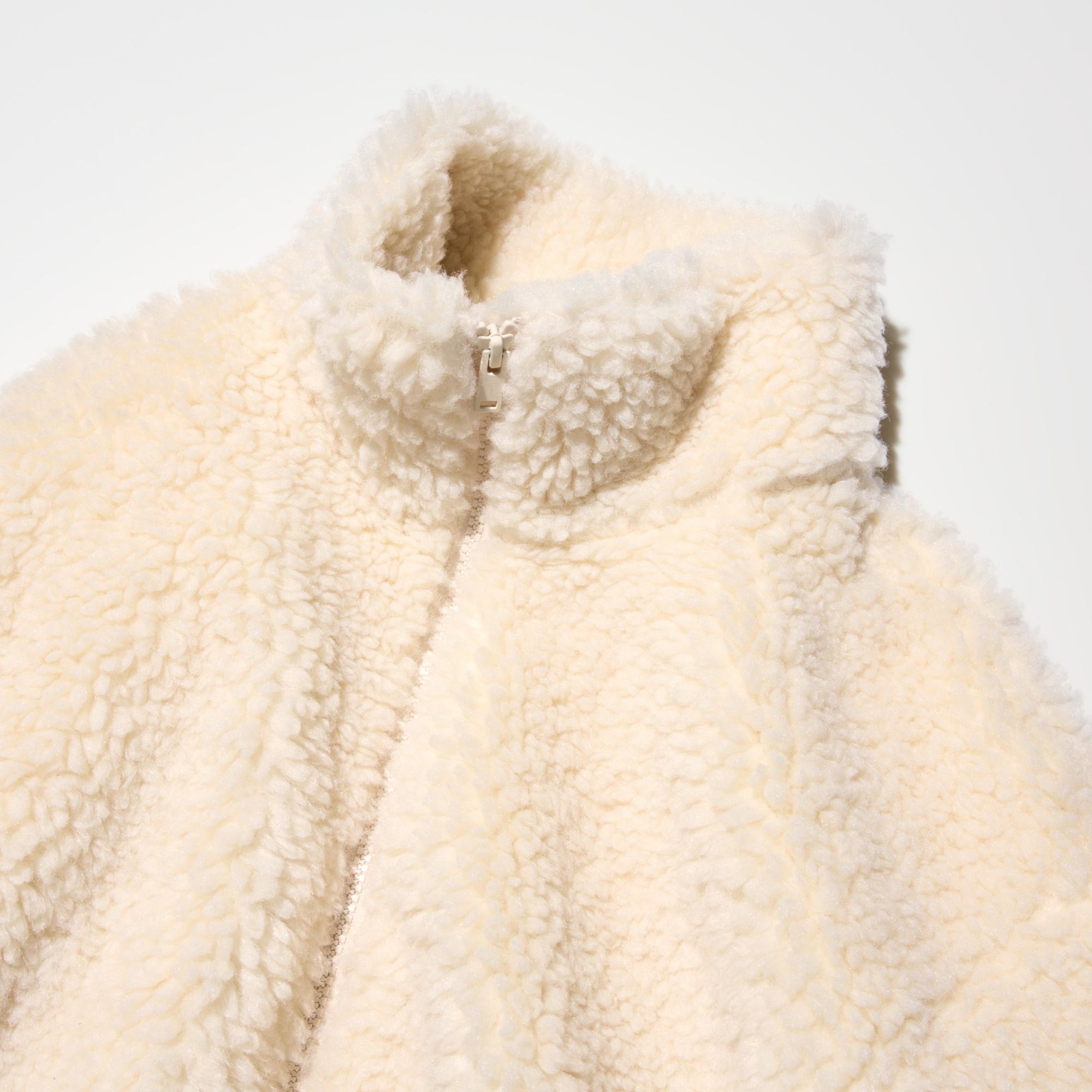 Stylish high neckline adds extra warmth.
