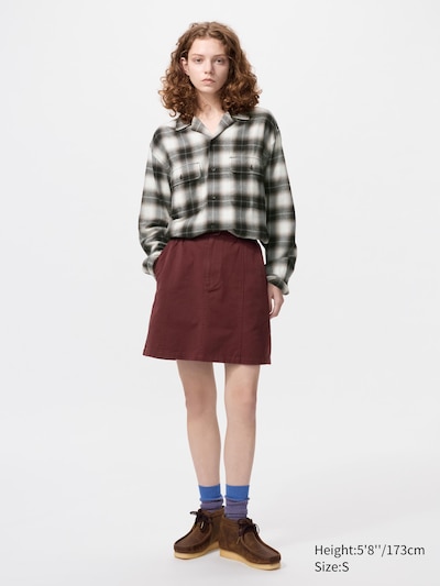 Brushed Cotton Long Sleeve Oversized Shirt