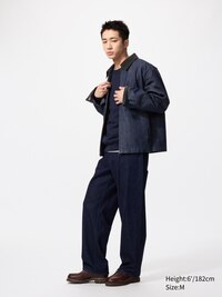 Zip-Up Short Blouson | Denim