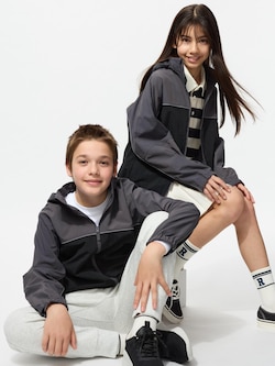 Pocketable UV Protection Parka | Color Block