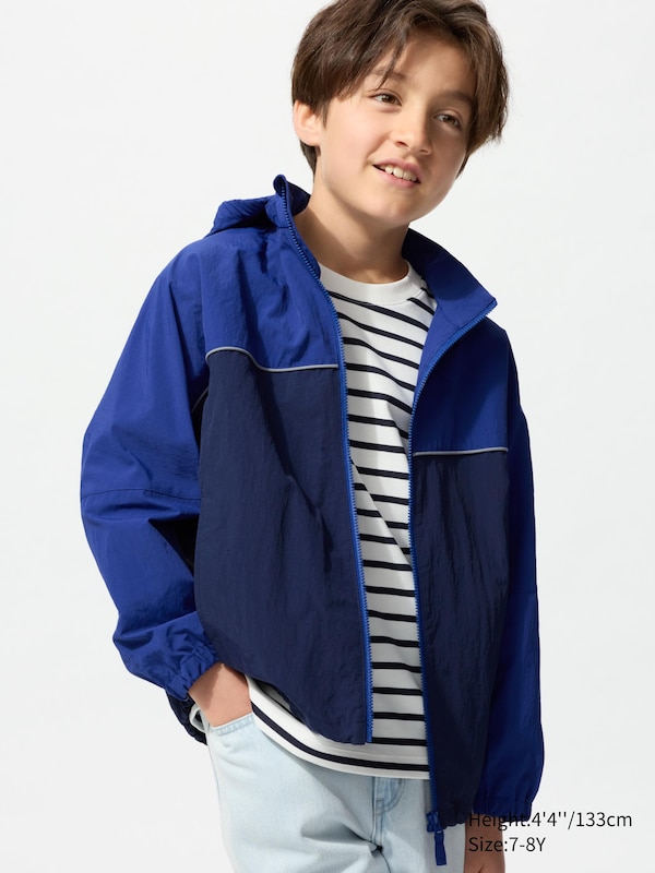 Pocketable UV Protection Parka | Color Block