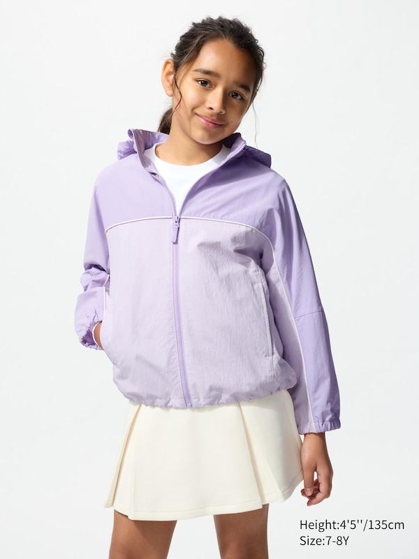 Pocketable UV Protection Parka | Color Block