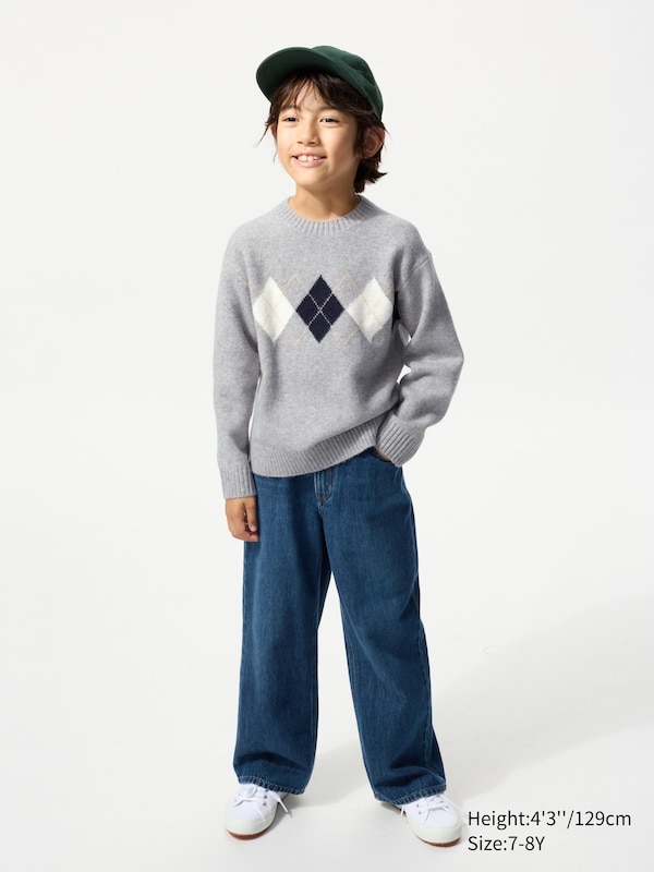 Souffle Yarn Sweater | Argyle