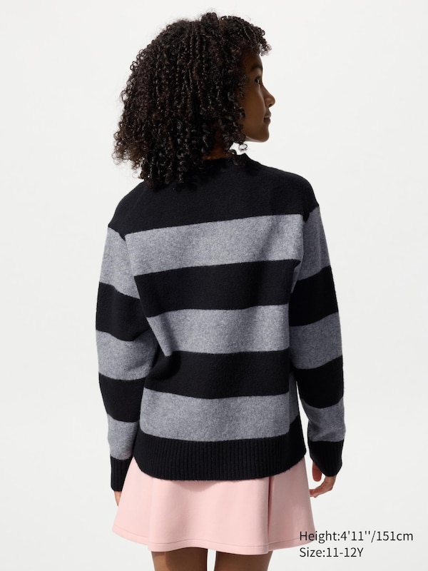 Souffle Yarn Sweater | Striped